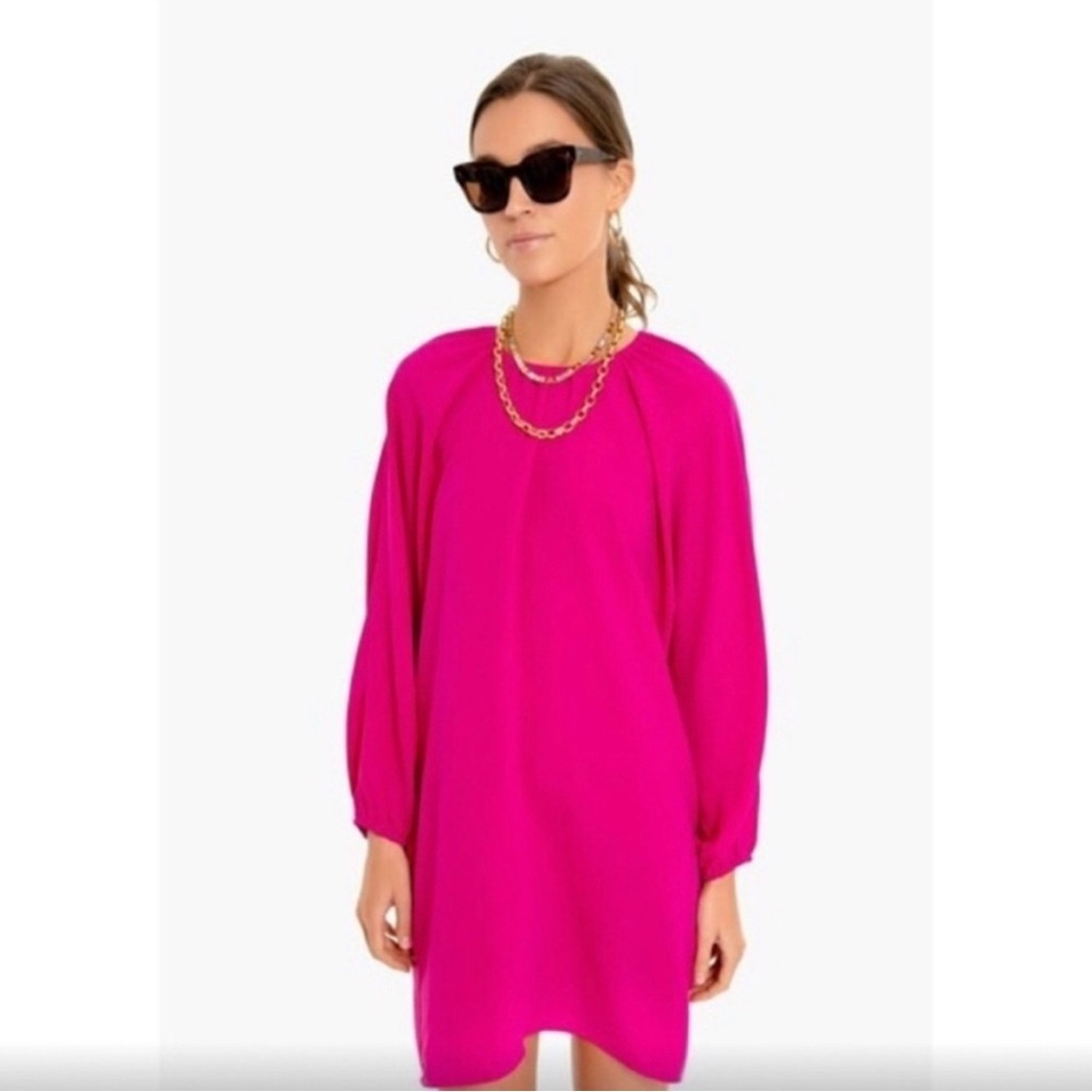 Pomander Place by Tuckernuck Pink Eliza Dress Long Sleeve Mini Length Size XS